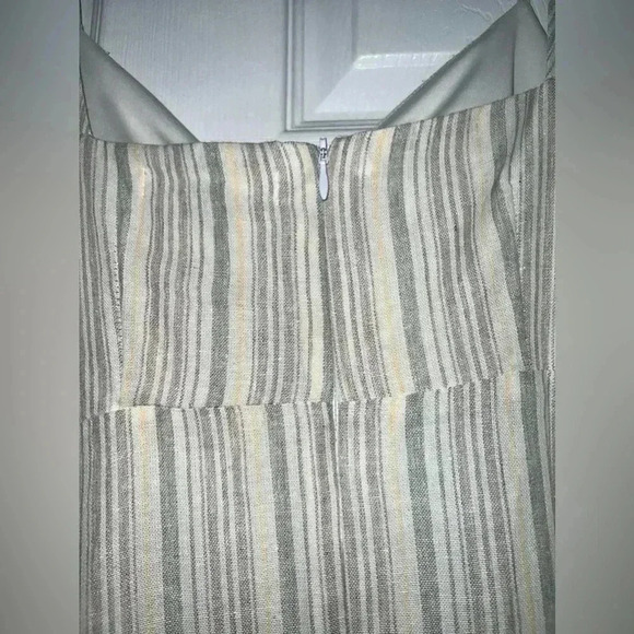 Bisouxx striped high - Low sleeveless wrap dress Sz Large - Picture 10 of 16